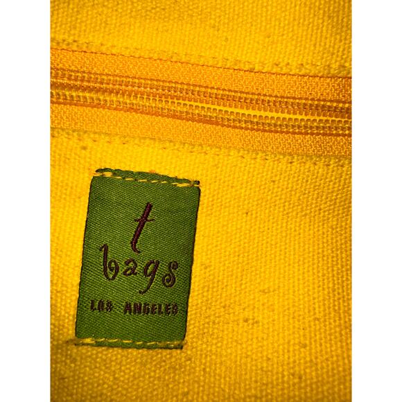 TBAGS LOS ANGELES VINTAGE Y2K HUGE LAVENDER LEATHER BAG - Picture 9 of 10